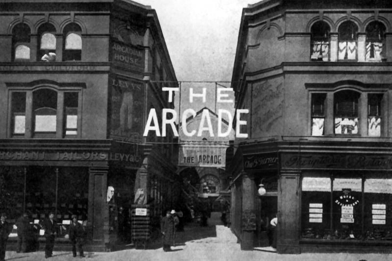 How many of you can remember the Arcade in Edinburgh Road? It was bombed during the raid of 10th January 1941
Picture: Barry Cox collection