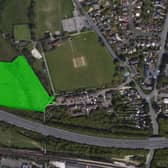 The homes will be built on the highlighted patch of land. Picture: Contribtued