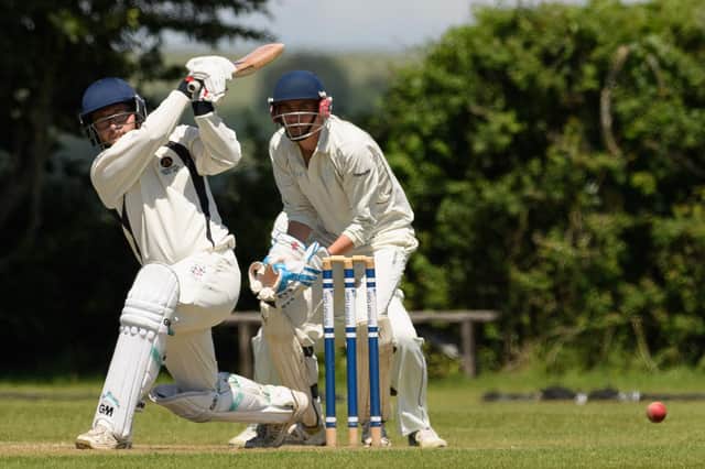Lewis Le-Clercq hit a half-century as Hambledon 2nds defeated  Railway Triangle at Drayton Park. Picture: Keith Woodland