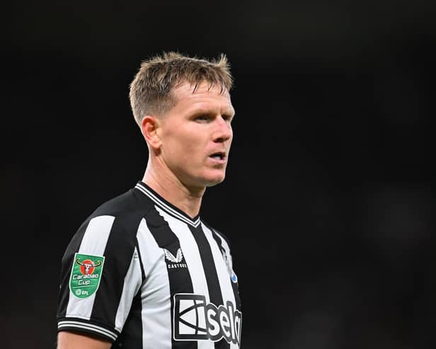 Newcastle's Matt Ritchie helped heap pressure on Manchester United boss Erik Ten Hag with a 3-0 win at Old Trafford. The Gosport boy and former Pompey player was an unlikely hero at Old Trafford. (Photo by Stu Forster/Getty Images).