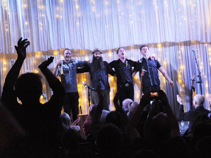 Square Roots Promotions gigs from over the year at the Square Tower in Portsmouth.Pictured is: Track Dogs in February 2020.Picture: Paul Windsor