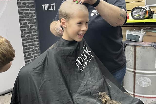 Alexander Beech, 7, has raised an incredible amount for charity by committing to having his head shaved.