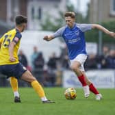 Pompey defender Denver Hume is attracting interest ahead of deadline day. Picture: Jason Brown/ProSportsImages
