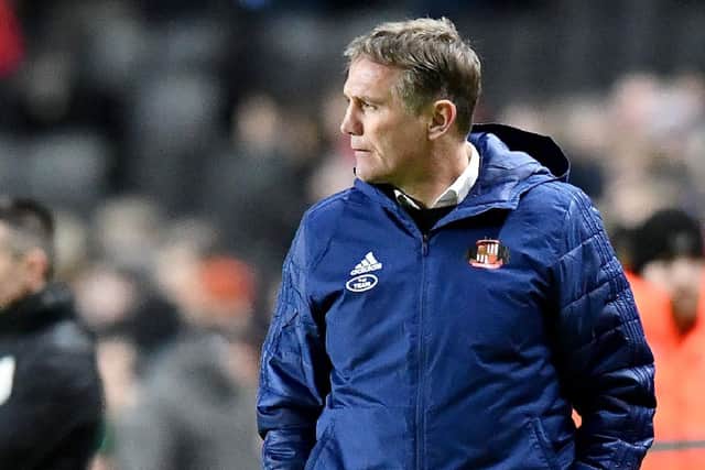 Sunderland boss Phil Parkinson. Picture: Frank Reid