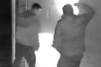 CCTV from attempted garage break-ins in the early hours of January 26, 2022 in Bishops Waltham and Hursley