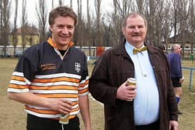 Ken Reilly with son Leon