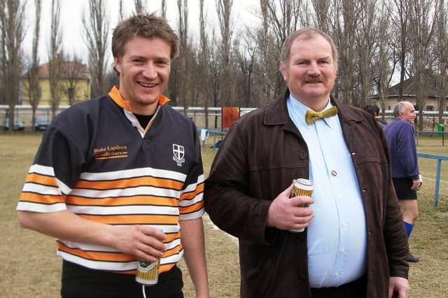 Ken Reilly with son Leon