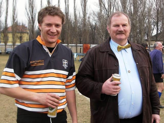 Ken Reilly with son Leon