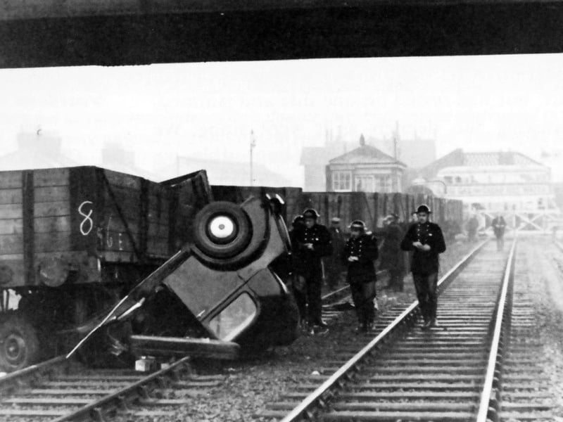 Accident on the railway tracks at Cosham