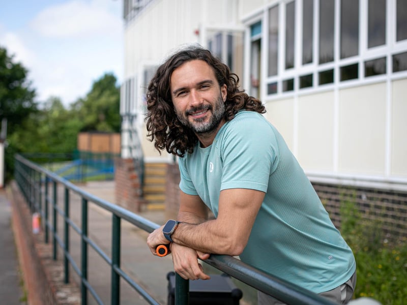 School workout with Joe Wicks at St Paul's Catholic Primary School, Paulsgrove, Portsmouth. Picture: Habibur Rahman