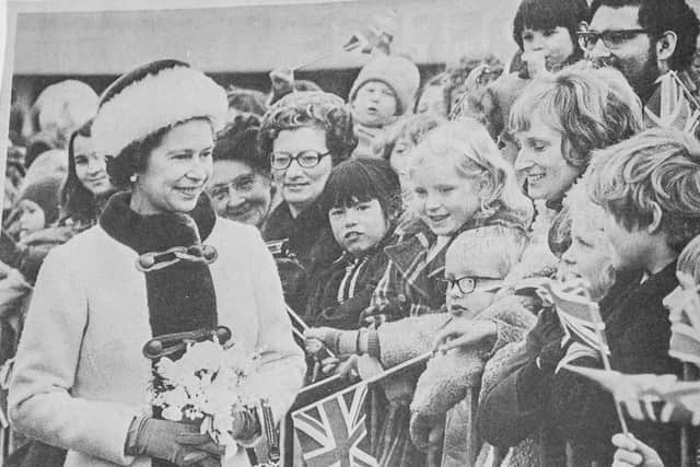 The Queen on a visit to IBM, Havant in December 1974

Picture: Portsmouth Evening News