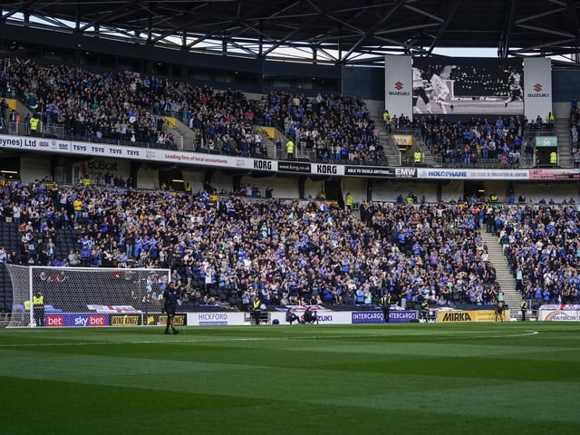 Pompey were accompanied by 4,000-plus fans for their latest trip to Stadium MK