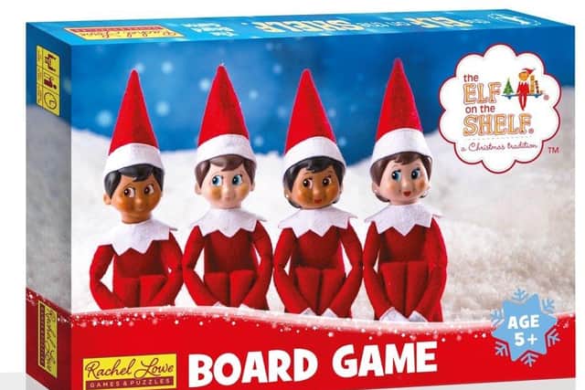 The Elf on the Shelf board game, designed by Rachel Lowe, from Portsmouth