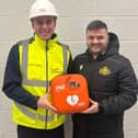 Moneyfields FC received the PAD from Taylor Wimpey.