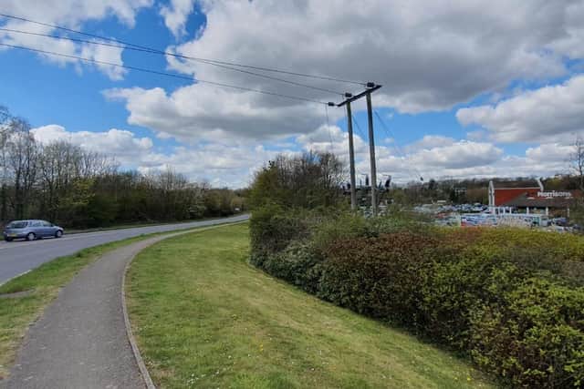 Morrisons in Horndean, near where a young girl was seen sparking a police search following concerns for her welfare on April 15, 2021. Picture: Habibur Rahman