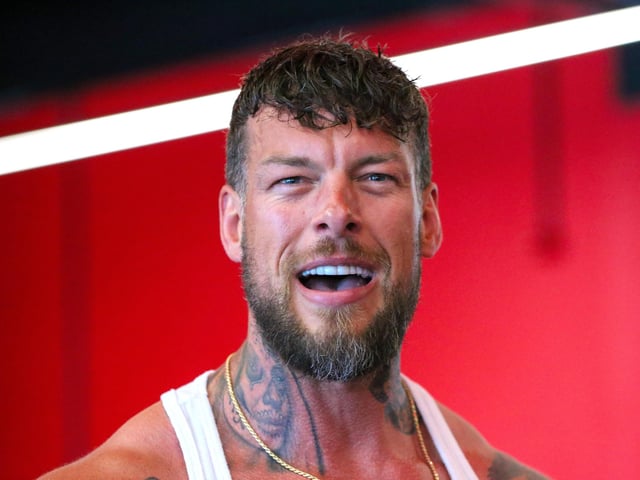 Jamie Christian at Snap Fitness Fareham Picture: Chris  Moorhouse (220624-30)