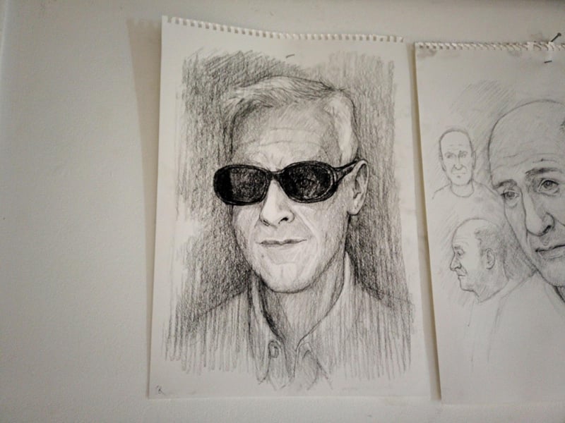 One of the people Pete has drawn