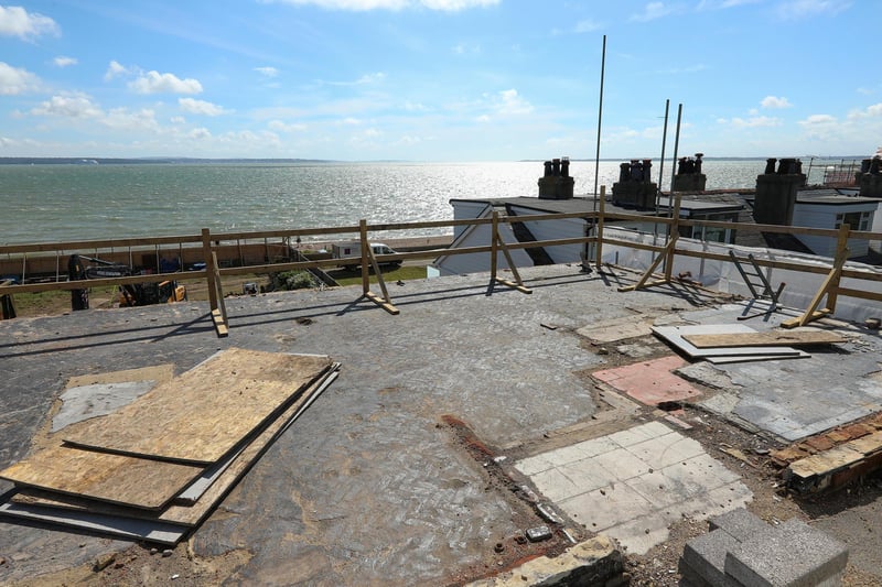 Demolition site at the Osborne View pub, Hill Head, Fareham, showing ongoing work
Picture: Chris Moorhouse (100724-016)