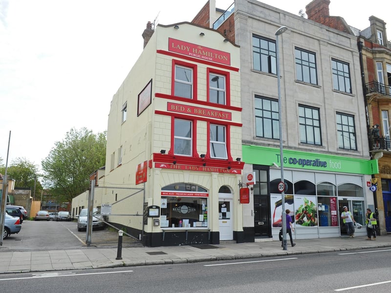 The Lady Hamilton at 21 The Hard, Portsmouth was handed a five-out-of-five rating after assessment on January 17.