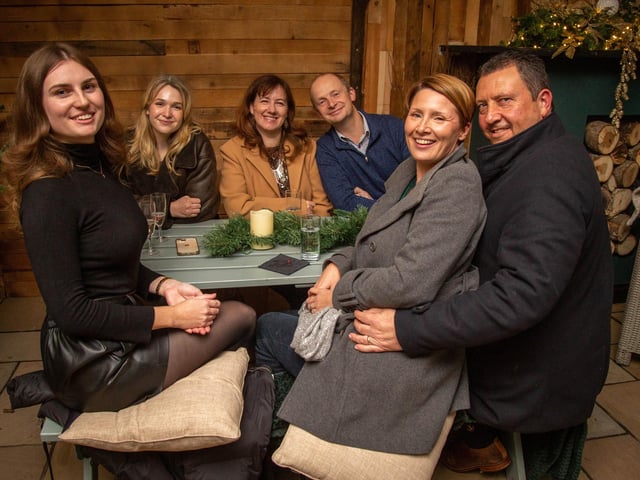 Launch night of Queens Hotel Winter Lodge 2023 in Southsea on Friday 24th of Novermber 2023
Pictured: People having fun at the lodge
Picture: Habibur Rahman