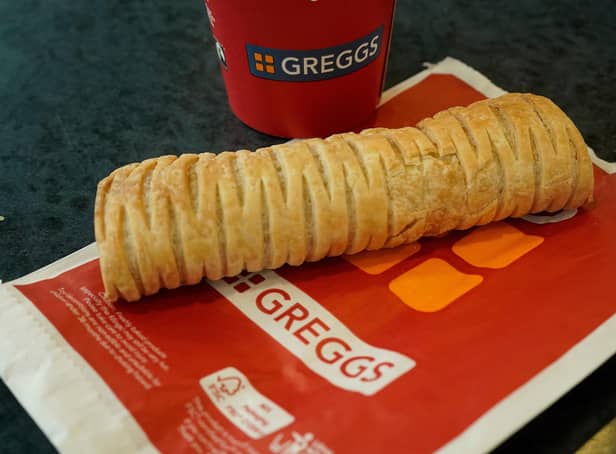 The Greggs Sausage roll index shows the cost of living divide between areas in the UK. Photo Illustration: Christopher Furlong/Getty Images.