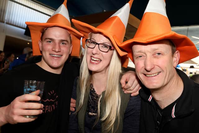 Luke Stubbings, Natalie Kettle and Mark Hampton
Picture: Chris Moorhouse