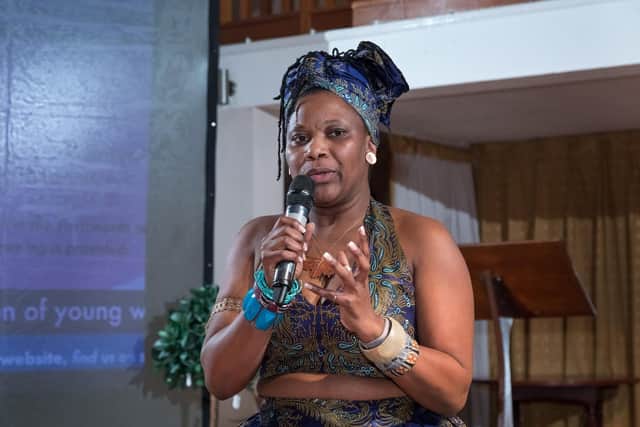The first-ever Pamodzi Inspirational Women of Portsmouth Awards took place on Thursday, March 7, 2019 at the Royal Maritime Club in Queen Street, Portsmouth.
Pictured is organiser Roni Edwards