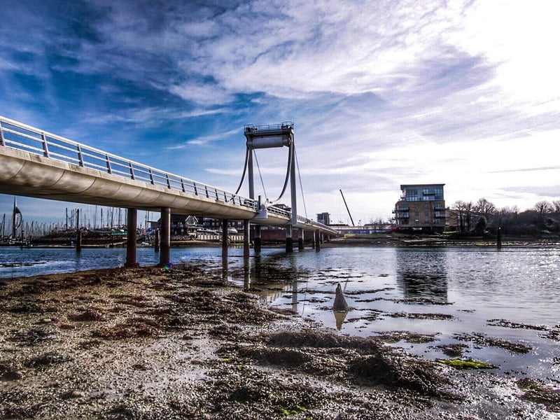 Gosport boasts not only fantastic views of the Solent - but also the best views of Portsmouth too! And a stroll along the eastern shoreline will confirm this, starting at the Hardway Slip carpark area and following the path leading to Heritage Way, past the Explosion Museum towards Millennium Bridge. Once over the other side of the bridge there are a number of places to stop, and get a drink and admire the scenery - or you can carry on into the town centre - and beyond into Haslar and Alverstoke if the moody takes you.
Picture: Neil Harris
