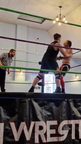 Michael Omega whips Ash Slade