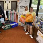 A boost for families struggling to afford school uniform. From left - Claire Traviss, Gemma Morrison, Catherine Ramsay and Elaine Saunders-O'Shea