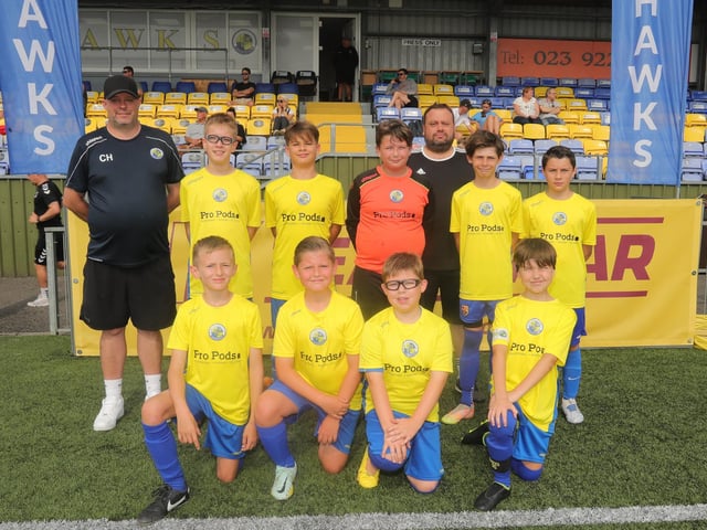 Hawks in the Community Yellow U11s at the Havant and Waterlooville Summer Tournament. Picture: Dave Haines