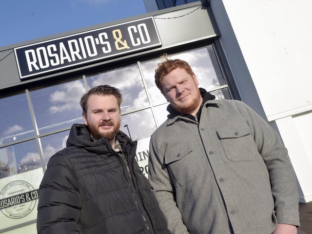 Rosario's & Co new coffee shop opened on February 1 - co-owners Tom Eastwood, left, and Daniel Milsom (260123-8921)
To go to their website, click the link. https://rosariosandco.co.uk/