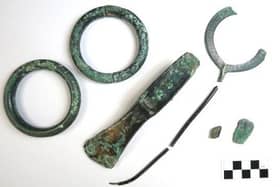The artifacts are believed to be more than 3,000 years old.