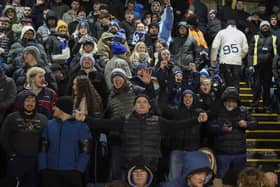 Pompey fans remained in good spirits despite the Blues' Cup exit.