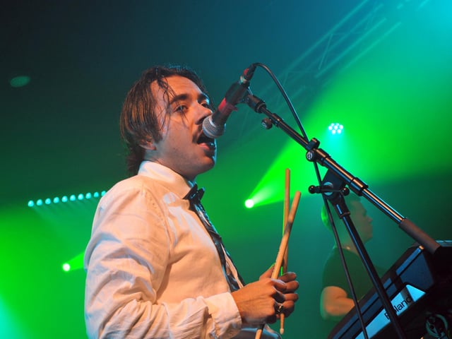 Hallan's frontman Conor Clements