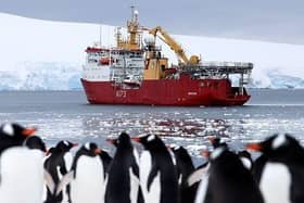 University of Portsmouth scientists will be joining the crew of the Royal Navy patrol ship HMS Protector to analyse the impact that tourism and climate change is having on Antarctica. Professor Fay Couceiro and Dr Clare Boston are carrying out the research. Picture: Royal Navy/Crown Copyright.