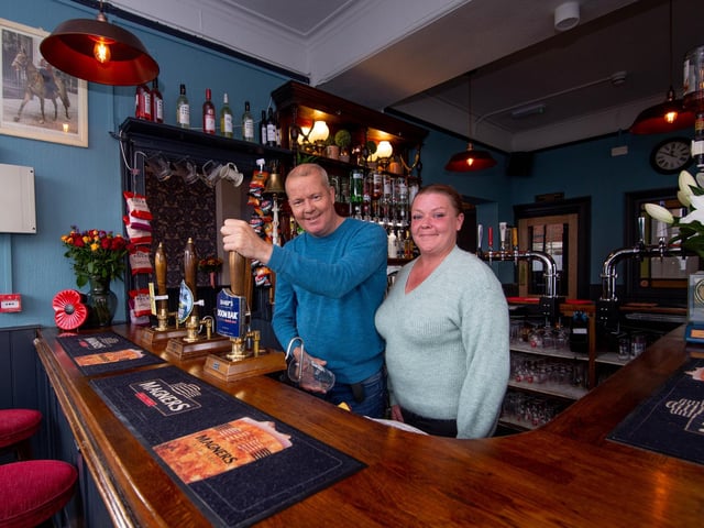 Landlord Paul Watch and Landlady, Emma Pickering at The Eagle. Picture: Habibur Rahman
