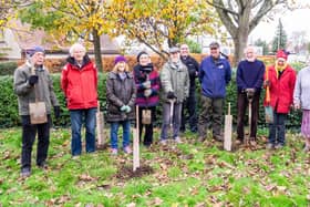 OLYMPUS DIGITAL CAMERA:Tree planting at Church of the Resurrection, Farlington Parish