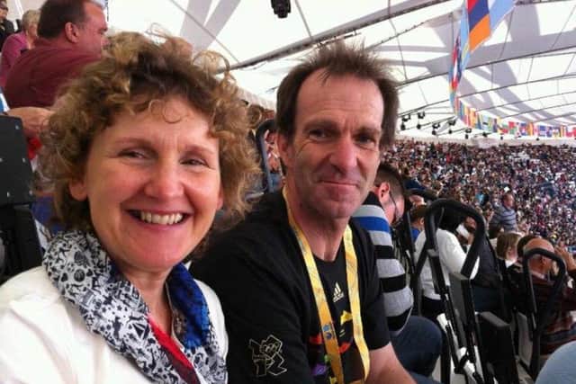 Pam and Roger Sherliker at the 2012 Olympics in London