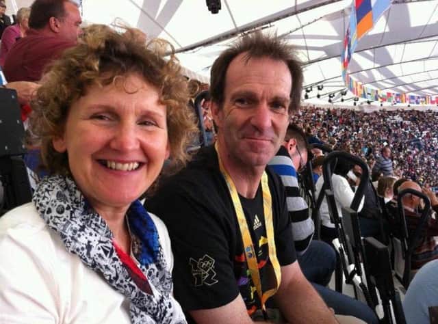 Pam and Roger Sherliker at the 2012 Olympics in London