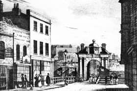 Broad Street sketch 1800's