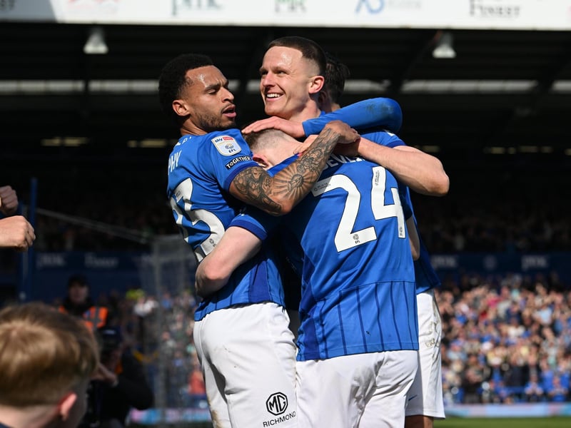 Colby Bishop celebrates his match-winning goal against Leeds. Picture: Graham Hunt/ProSportsImages