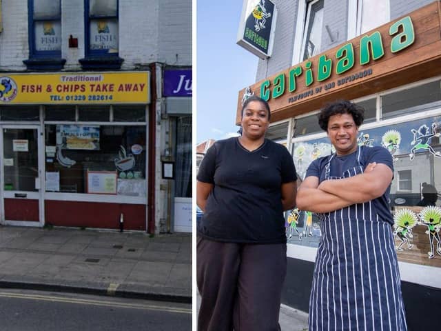 Caribana has opened at the site of Traditional Fish and Chips in Fareham.

Pictured right: Owner Kia Vincent with staff member, Kawsur Ali at Caribana, Fareham.