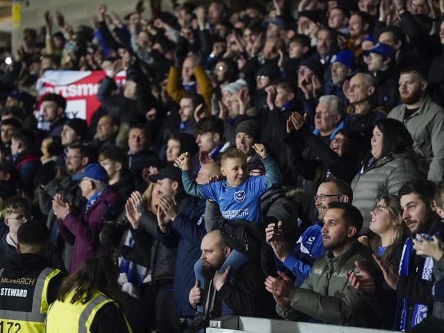 The win saw Pompey move onto the same points as new leaders Bolton, with only goal difference separating them