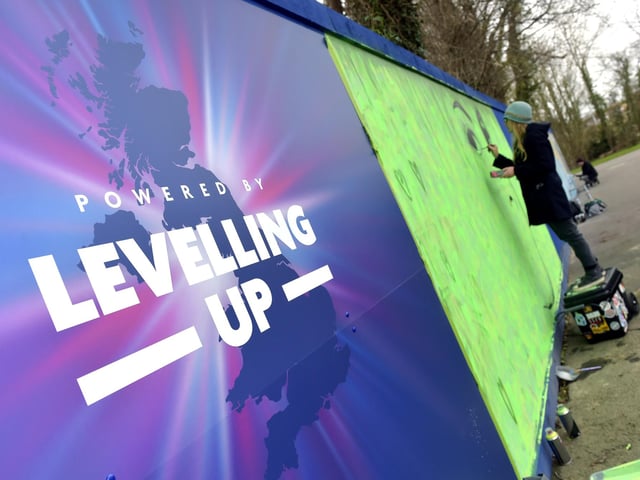 The project was made possible thanks to Levelling Up funding from the government. Picture: Sarah Standing (240223-164)