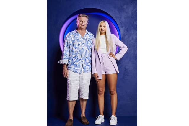 Jamie & Millie from Hampshire, contestants in the Circle on Channel 4 Picture: Channel 4/PA Wire