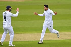 Mohammad Abbas took four second innings wickets as Hampshire took over top spot in Division 1 of the County Championship. Picture: Dan Mullan/Getty Images