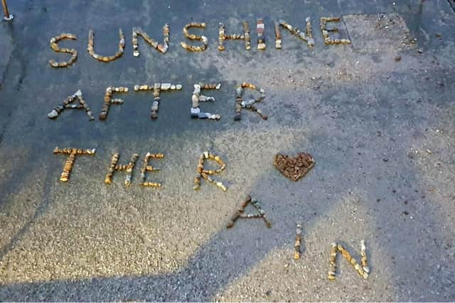 Graham Culton's stone messages across Portsmouth