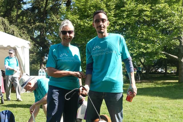 The Walk for Wards at Staunton Country Park in aid of Portsmouth Hospitals Charity.
Participants Kay and Scott Maybey