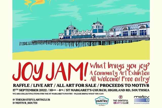 The Joy Jam Art Exhibition is taking place at the weekend